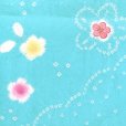 画像5: 七五三 7歳 女の子用 日本製 正絹 本絞り 総刺繍 絵羽付け 四つ身の着物【水色、鈴】
