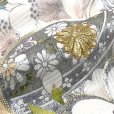 画像4: 七五三 7歳 女の子 着物 フルセット購入 日本製 正絹 金駒刺繍 絵羽付け着物と結び帯 コーディネートセット【水色、鞠と牡丹】