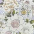 画像3: 七五三 着物 7歳 フルセット 日本製 正絹 金駒刺繍 絵羽付けの子供着物と結び帯セット【薄紫色、鞠と牡丹】