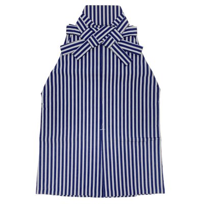 画像2: 七五三 男の子 正絹 袴セット 4歳 5歳 かぞえ5歳 男の子 縞袴と小物7点セット 正絹 化粧箱入り【紺棒縞】