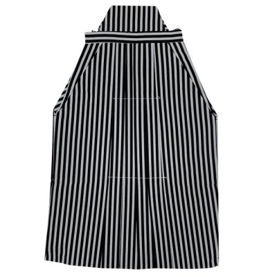 画像3: 七五三 5歳 男の子 正絹 袴セット 縞袴と小物7点セット 正絹 化粧箱入り【黒棒縞】