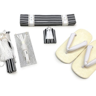 画像5: 七五三 5歳 男の子 正絹 袴セット 縞袴と小物7点セット 化粧箱入り【黒子持ち縞系】