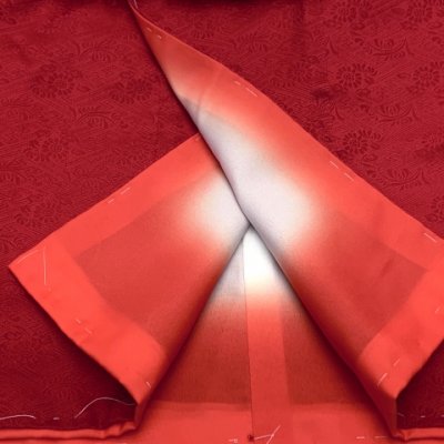 画像8: ≪１点限り！ オリジナル・コーディネートセット≫七五三 3歳 着物 セット 女の子 被布セット 女の子 正絹 手描き友禅 被布コート・着物 フルセット【紅白、松竹梅】