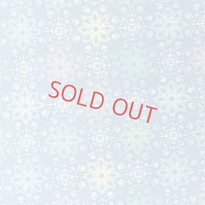 画像2: 半衿 小紋などのおしゃれ着に 小紋柄 半衿 合繊【水色系、雪模様】