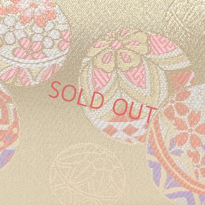 画像3: 七五三 バッグ 子供 金襴生地 がま口バッグ 合繊【金、鞠】