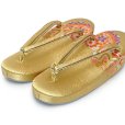 画像5: 七五三 はこせこセット 草履(21cm) バッグ 筥迫 帯締め 扇子 平簪 7歳 女の子【金、鞠】