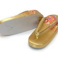 画像6: 七五三 はこせこセット 草履(21cm) バッグ 筥迫 帯締め 扇子 平簪 7歳 女の子【金、鞠】