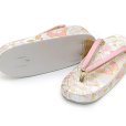 画像6: 七五三 はこせこセット 草履(21cm) バッグ 筥迫 帯締め 扇子 平簪 7歳 女の子【白、桜】