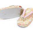 画像5: 七五三 作り帯 はこせこセット(5歳・数え7歳) 女の子 ペアセット 箱せこセット 結び帯セット 中寸(合繊)【オフホワイト、七宝】