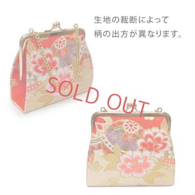 画像5: 七五三 草履バッグセット 7歳 女の子 子供用 草履(21cm) バッグ 鞄【朱赤ｘベージュ、鞠と牡丹】