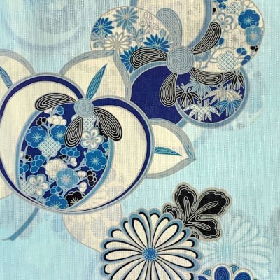 画像3: 2025年新作 “紅一点”ブランド 子供浴衣 女の子 130サイズ & しわ兵児帯 2点セット 【水色、橘】