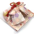 画像8: 七五三 7歳 女の子 着物 正絹 フルセット 日本製 金駒刺繍 四つ身の子供着物と結び帯 コーディネートセット【藤色（薄紫色）、鞠と雲】