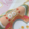 画像7: 七五三 7歳 女の子 日本製 正絹 金駒刺繍 絵羽付け 四つ身の着物【黒地、花山に梅】