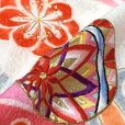 画像4: 七五三 7歳 女の子用 着物セット 正絹 絞り染 刺繍入り 絵羽柄の子供着物 コーデセット【赤、束ね熨斗】