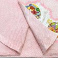 画像5: 七五三 着物 7歳 フルセット 正絹 女の子 絞り染 金駒刺繍 絵羽付けの子供着物 コーディネートフルセット【ピンク、束ね熨斗】