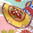 画像3: 七五三 着物 7歳 フルセット 女の子 購入 正絹 刺繍 絵羽付け着物と結び帯 コーディネートセット【淡黄色、鼓】