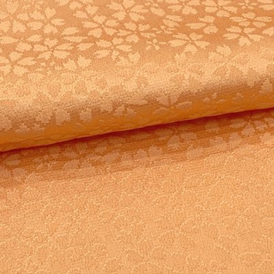 画像4: 五三 着物 7歳 フルセット 女の子 正絹 絵羽付け 絞り染め 刺繍入り 子供着物と結び帯セット【オレンジ系、鞠と桜】