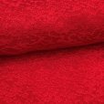 画像8: 七五三 7歳 着物 女の子用 日本製 正絹 本絞り 総刺繍 絵羽付け 四つ身の着物【赤、ねじり花と雲】 (8)