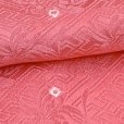 画像8: 七五三 7歳 着物 女の子用 正絹 本絞り 総刺繍 絵羽付け 四つ身の着物【ピンク、鈴】 (8)
