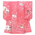 画像2: 七五三 着物 7歳 女の子 フルセット 正絹 金駒刺繍 絵羽柄着物と結び帯 コーデセット【黄色、鼓】