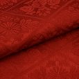 画像8: “紅一点” ブランド 七五三 着物 7歳 女の子用 四つ身の絵羽付け 金駒刺繍の着物 (正絹) 単品【赤系、松竹梅】
