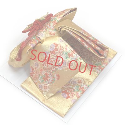 画像8: 七五三 着物 7歳 セット 幻想的な柄の子供着物 結び帯コーデセット(合繊)【ファンタジー・ブルー、鈴と桜】