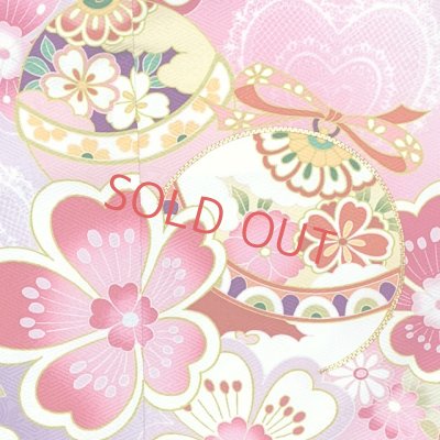 画像3: 七五三 着物 フルセット 7歳 女の子 絵羽柄 子供着物 結び帯セット 合繊【ファンタジー・ライトパープル】