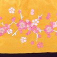 画像2: 巾着 卒業式に 刺繍柄巾着 和装バッグ 単品【黄色ｘ黒、桜】 (2)
