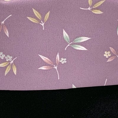 画像2: 巾着 カジュアルな装いや卒業式の袴に 小紋柄の巾着 和装バッグ 単品【紫、草花】