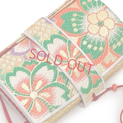 画像3: 七五三 箱せこ 7歳 3歳の女の子の着物に 子供の筥迫(はこせこ) 単品【ゴールド系、桜】