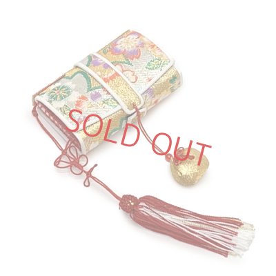 画像2: 七五三 箱せこ 7歳 3歳の女の子の着物に 子供の筥迫(はこせこ) 単品【ゴールド系、桜】