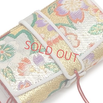 画像3: 七五三 箱せこ 7歳 3歳の女の子の着物に 子供の筥迫(はこせこ) 単品【ゴールド系、桜】