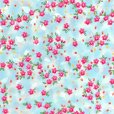 画像3: 反物 洗える着物 レディース 小紋 着尺 ポリエステル 未仕立て 「水色、桜」 (3)