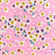 画像3: 反物 洗える着物 レディース 小紋 着尺 ポリエステル 未仕立て 「ピンク、桜」 (3)