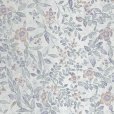 画像3: 反物 小紋 生地反物 ポリエステル 未仕立て 合繊 ジャガード織【オフホワイト系、ボタニカル草花】 (3)