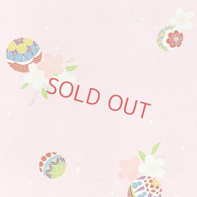画像3: ≪アウトレット 美品　現品限り！≫ 四つ身反物 友禅 正絹 着尺 長さ 約12m 綸子【薄ピンク、鞠】