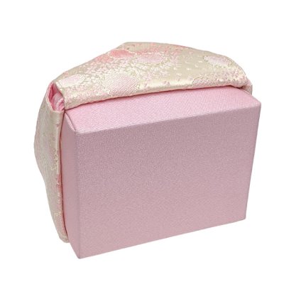 画像3: 巾着 子供用 七五三 お正月 卒園式 小学校入学式に 子供和装小物 花弁刺繍の巾着 【ピンク、雪輪と桜】