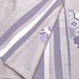 画像4: 二部式着物 洗える着物 単衣 着付け簡単 帯をするタイプのセパレート仕立てTLサイズ【薄紫系、雪輪】 (4)