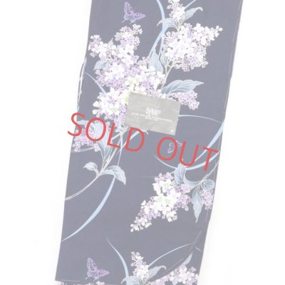 画像5: 袴セット 卒業式 短尺 【Adam&Eve】古典柄の小振袖(二尺袖の着物)と無地袴セット【紺色、花と蝶】