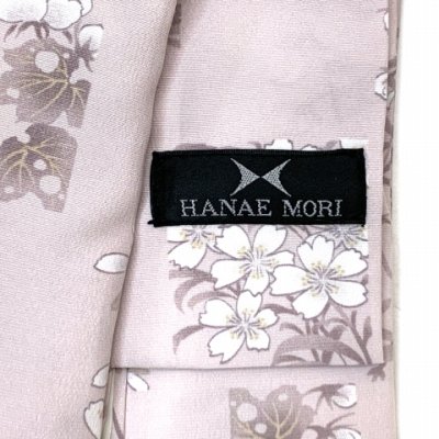 画像5: 洗える着物 袷 小紋 HANAE MORI-ハナエ・モリ- レディース 大きいサイズ 幅広 BLサイズ【薄ピンク、ボタニカル市松】
