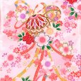 画像3: お宮参り 着物 正絹 日本製 女の子 産着 初着 掛け着 長襦袢付き【白地、鞠と花輪】