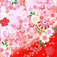 画像4: お宮参り 着物 正絹 日本製 女の子 産着 初着 掛け着 長襦袢付き【白地、鞠と花輪】