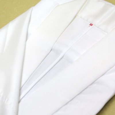 画像4: メンズ着物用インナー  半衿付き半襦袢 礼装向け 日本製 M/Lサイズ【白】