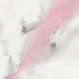 画像5: 振袖用 フェザーショール 女性用 レディース カラーマラボー ファーショール 成人式 お正月の振袖に【ピンク】 (5)