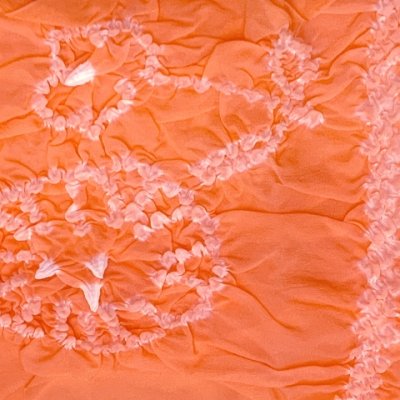 画像3: 兵児帯 子供浴衣用 女の子 男の子 絞り染め ゆかた帯 へこ帯 三尺帯【オレンジ系、花】