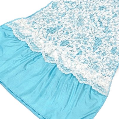 画像4: 子供用 帯揚げ レース  帯上げ モダン かわいい 七五三の着物に【水色】