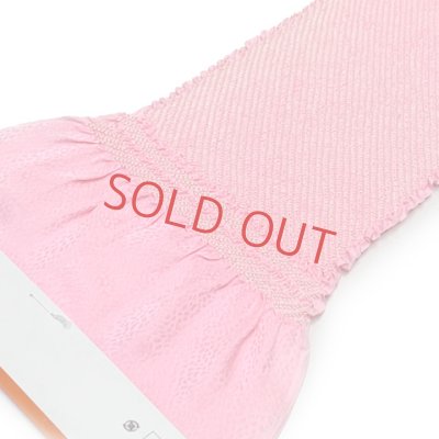 画像4: 子供用 帯揚げ 正絹 総絞り 本絞りの帯上げ 七五三の着物に【ピンク】