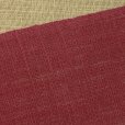 画像3: レディース 本麻のリバーシブル半幅帯 ツートンカラー小袋帯 4m【赤ｘからし色】 (3)