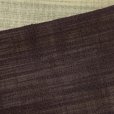 画像3: レディース 本麻のリバーシブル半幅帯 ツートンカラー小袋帯 4m【茶ｘクリーム】 (3)