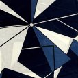画像3: メンズ 浴衣 男性用浴衣 平織 紳士浴衣 M/L/LLサイズ【紺系、幾何学模様】 (3)